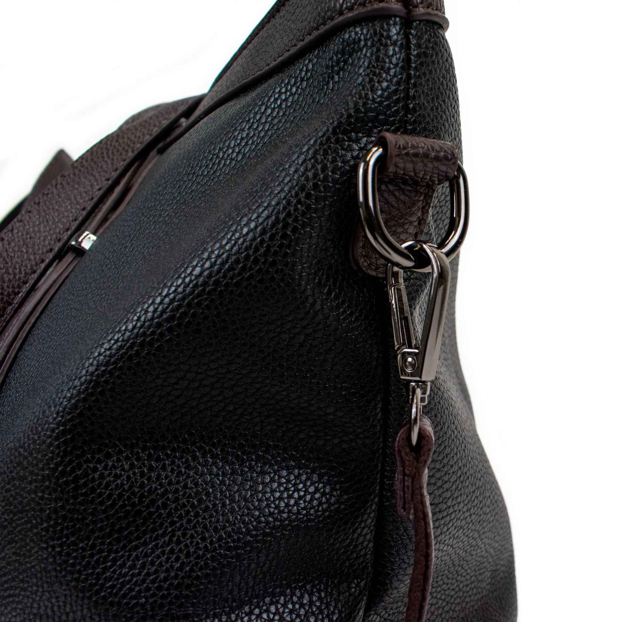 Anna XL Vegan Leather Weekender Duffel Bag