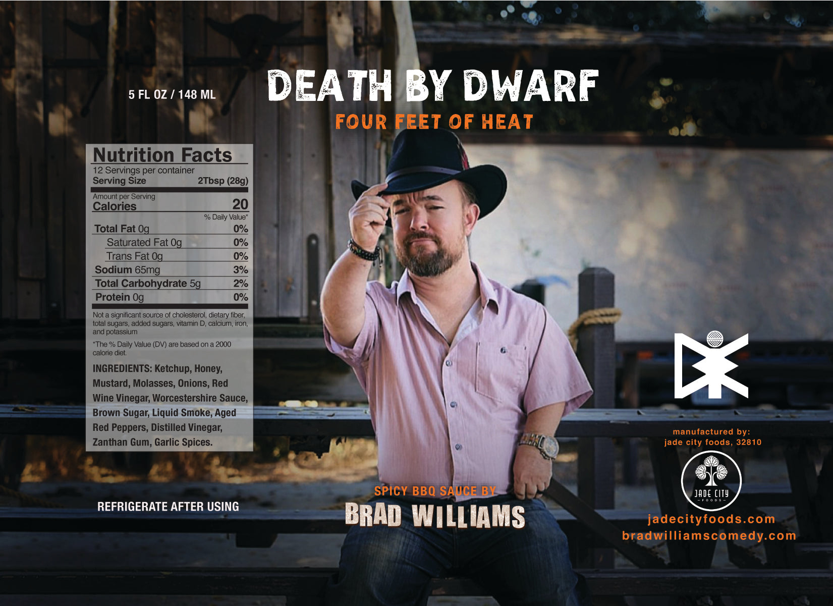 Paquete de 3 salsas barbacoa Brad Williams