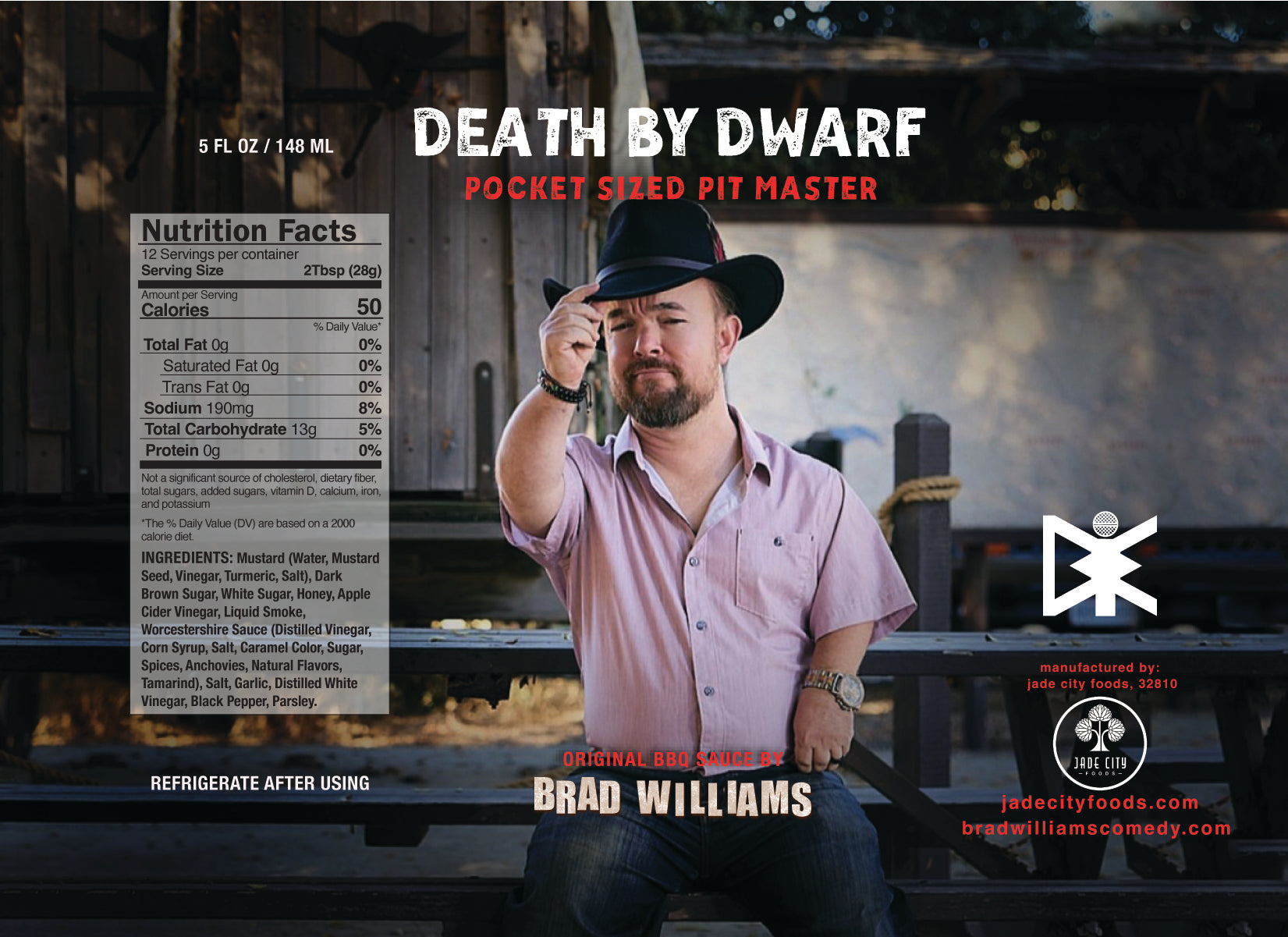Paquete de 3 salsas barbacoa Brad Williams