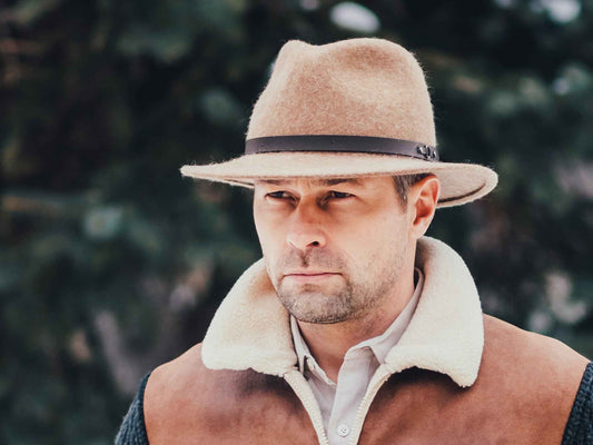 Outdoor Alpaca Wool Felt Hat Andes