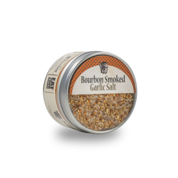 Sal de ajo ahumada con bourbon