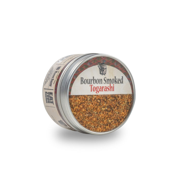 Togarashi ahumado con bourbon
