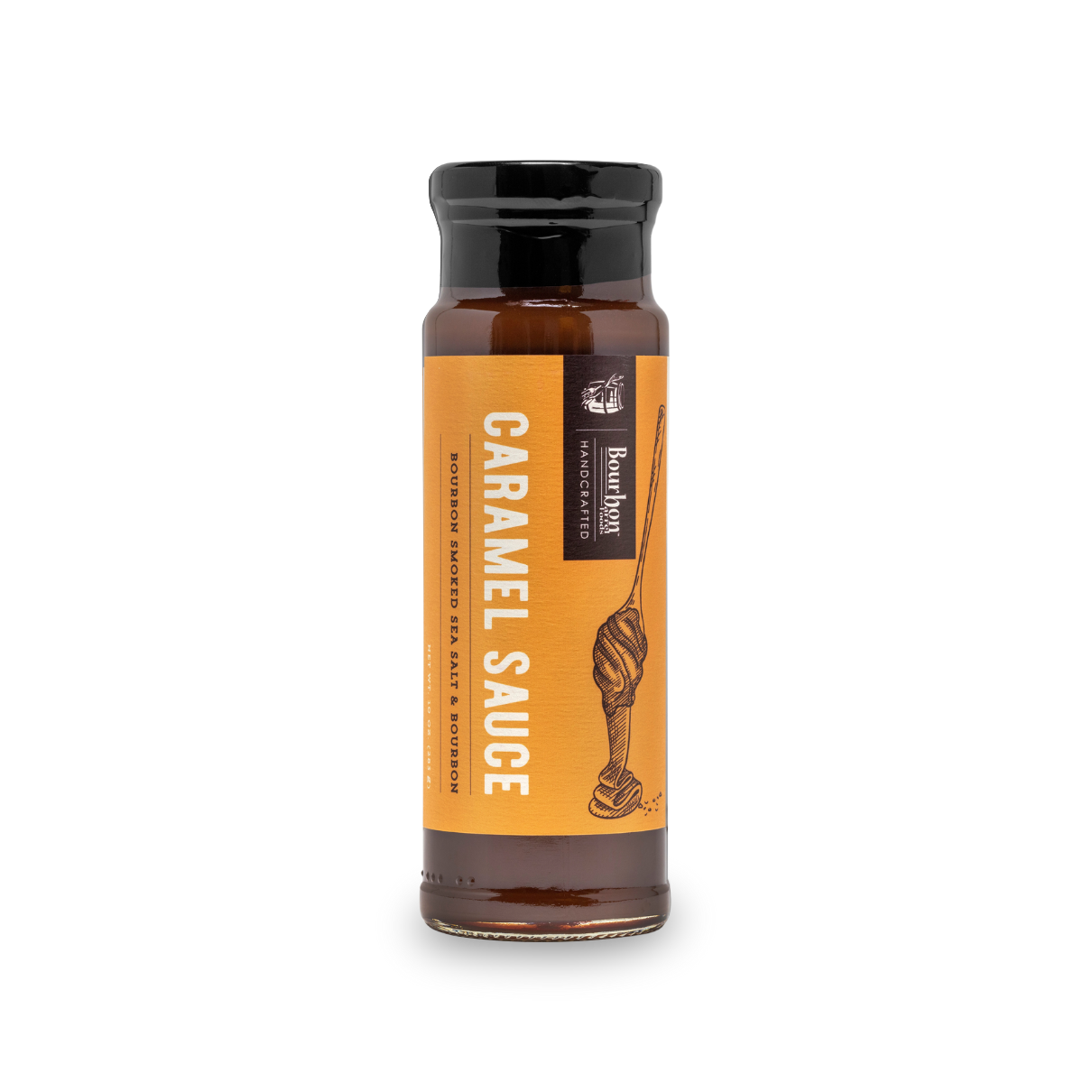 Salsa de caramelo – Sal marina ahumada con bourbon y bourbon