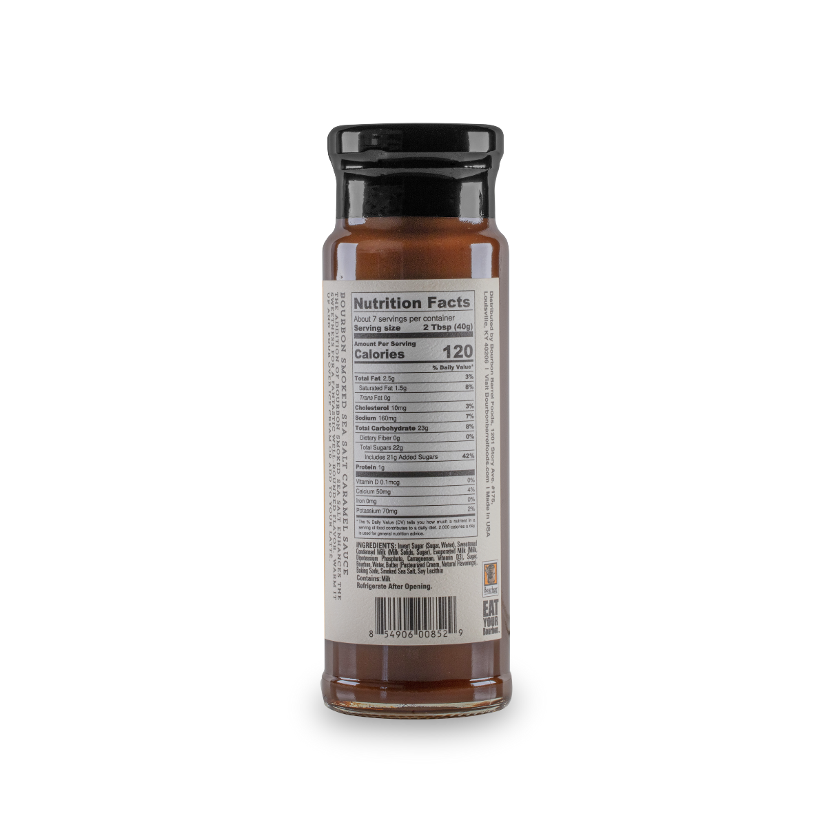 Salsa de caramelo – Sal marina ahumada con bourbon y bourbon