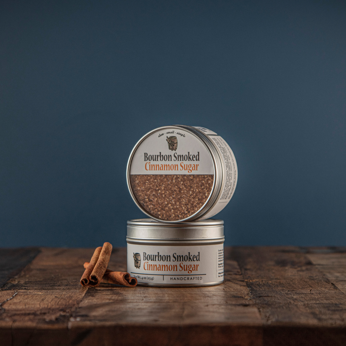 Azúcar de canela ahumado con bourbon