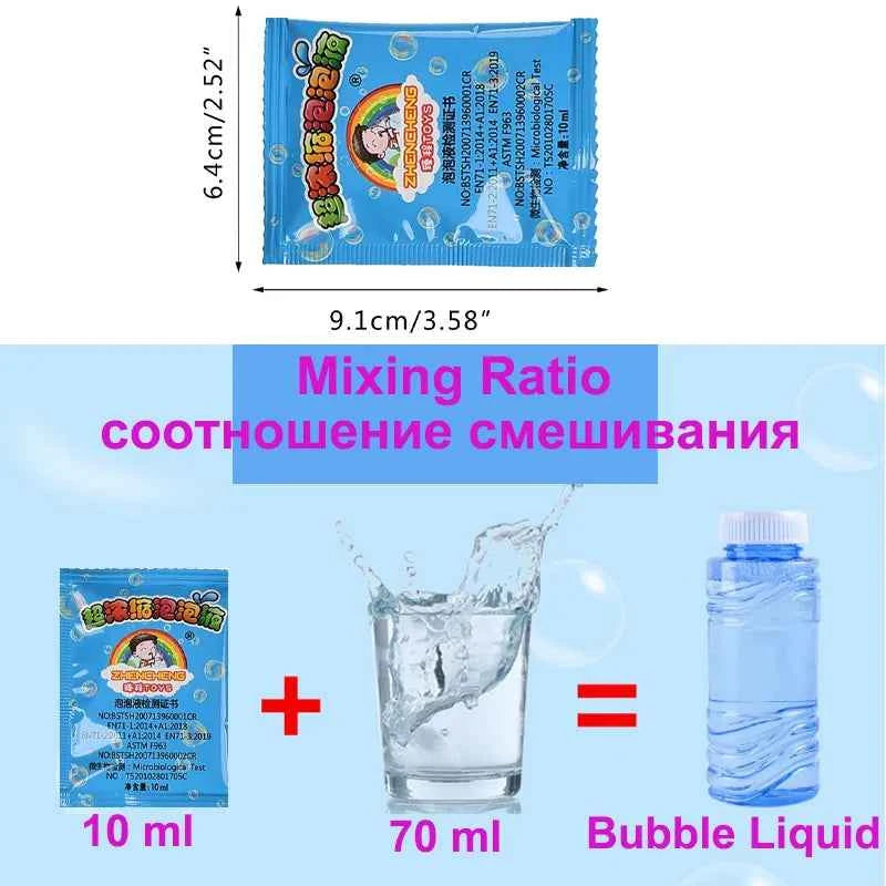 Bubble Liquid Soap for Bubble Guns