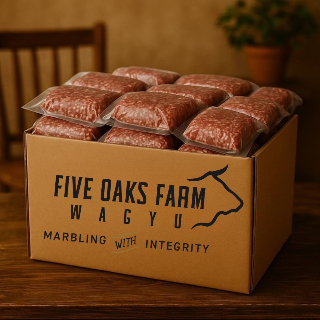 Paquete de carne molida de Wagyu de 10 lb de FOF