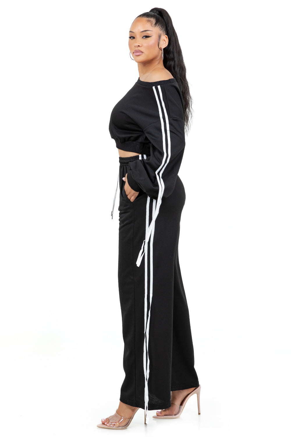 CONJUNTO DE SUDADERA Y PANTALÓN DE MODA PARA MUJER