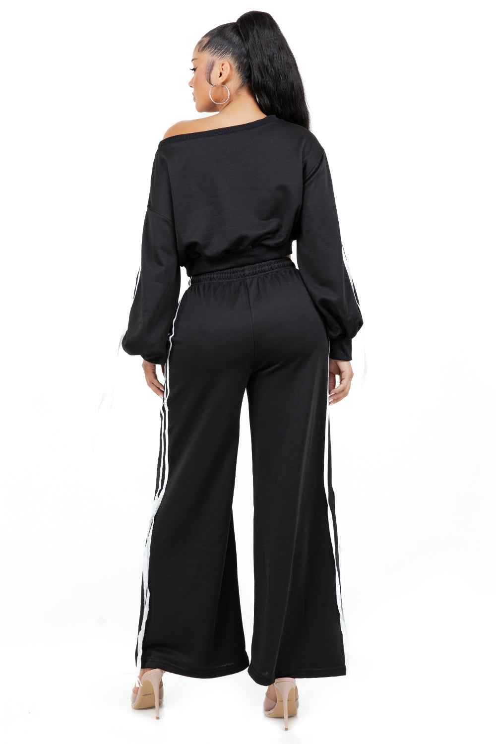 WOMEN FASHION SWEATSHIRT AND PANTS SET