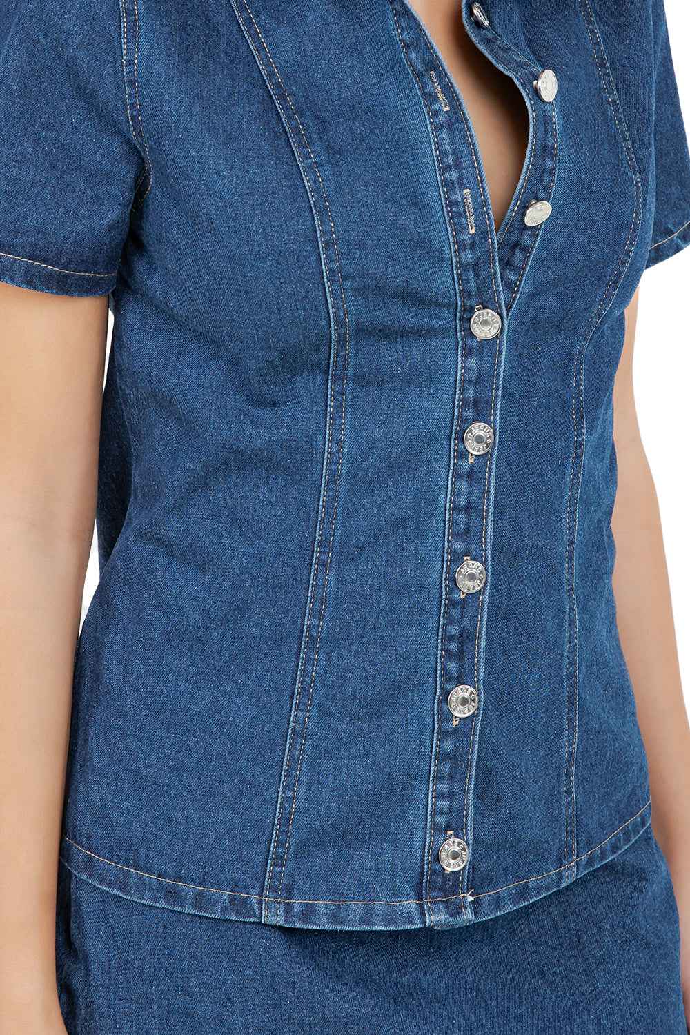 ENSEMBLE HAUT ET JUPE EN JEAN MODE FEMME