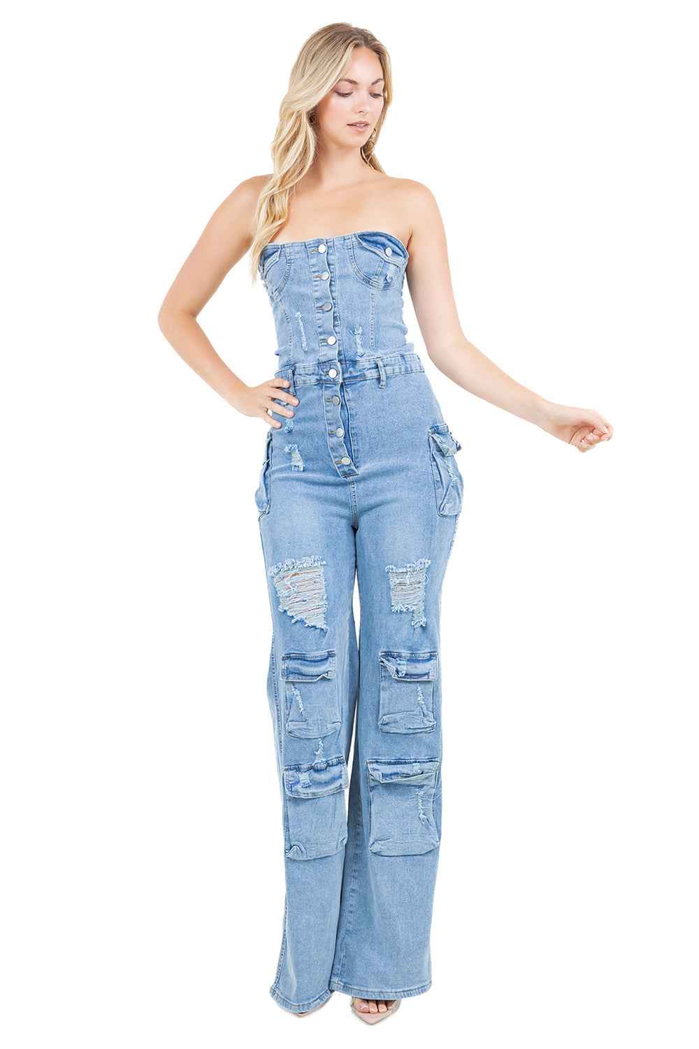 COMBINAISON EN JEAN MODE FEMME