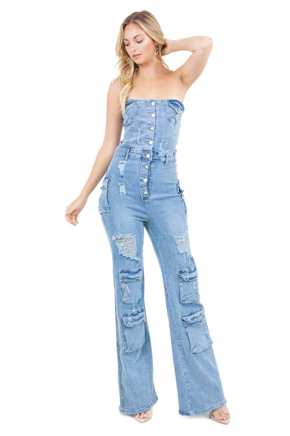COMBINAISON EN JEAN MODE FEMME