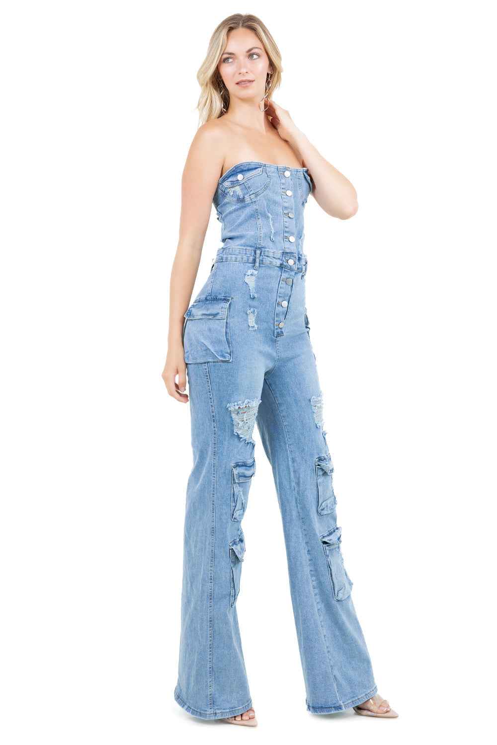 COMBINAISON EN JEAN MODE FEMME