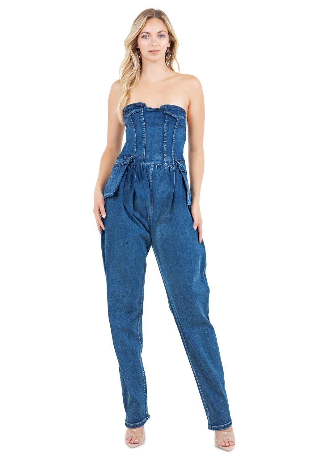 COMBINAISON EN JEAN MODE FEMME