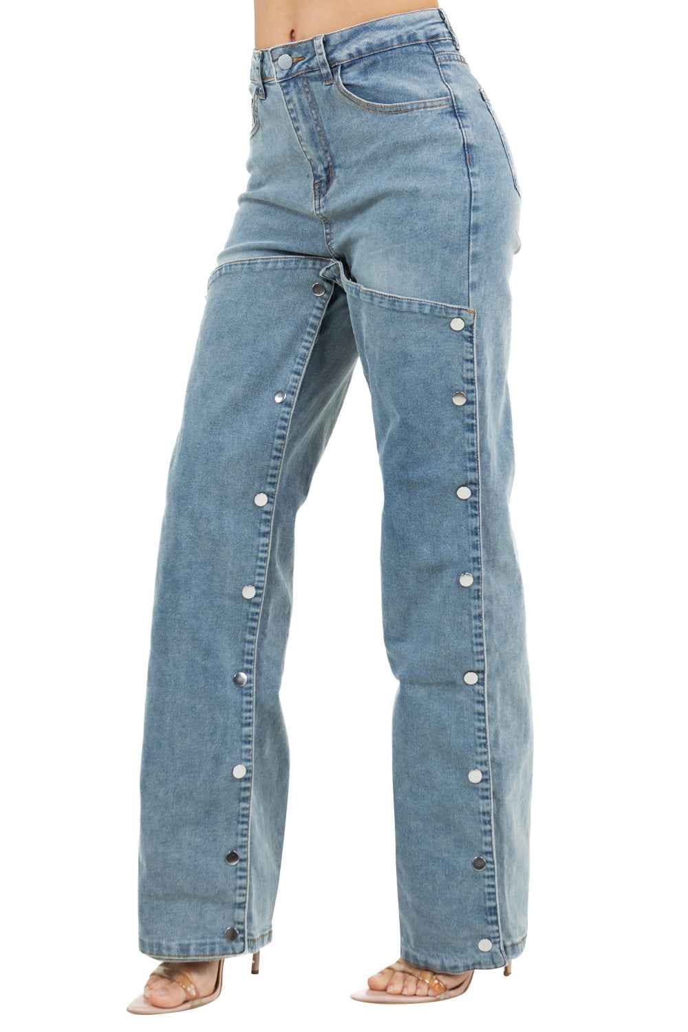 PANTALONS EN JEAN STYLE MODE FEMME