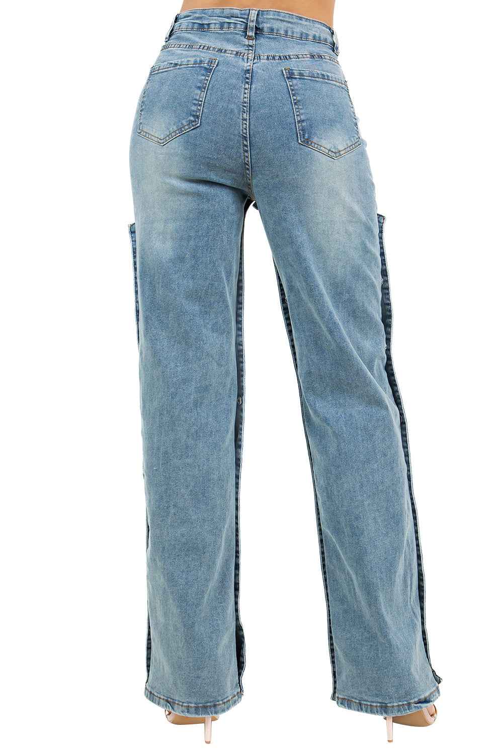 PANTALONS EN JEAN STYLE MODE FEMME