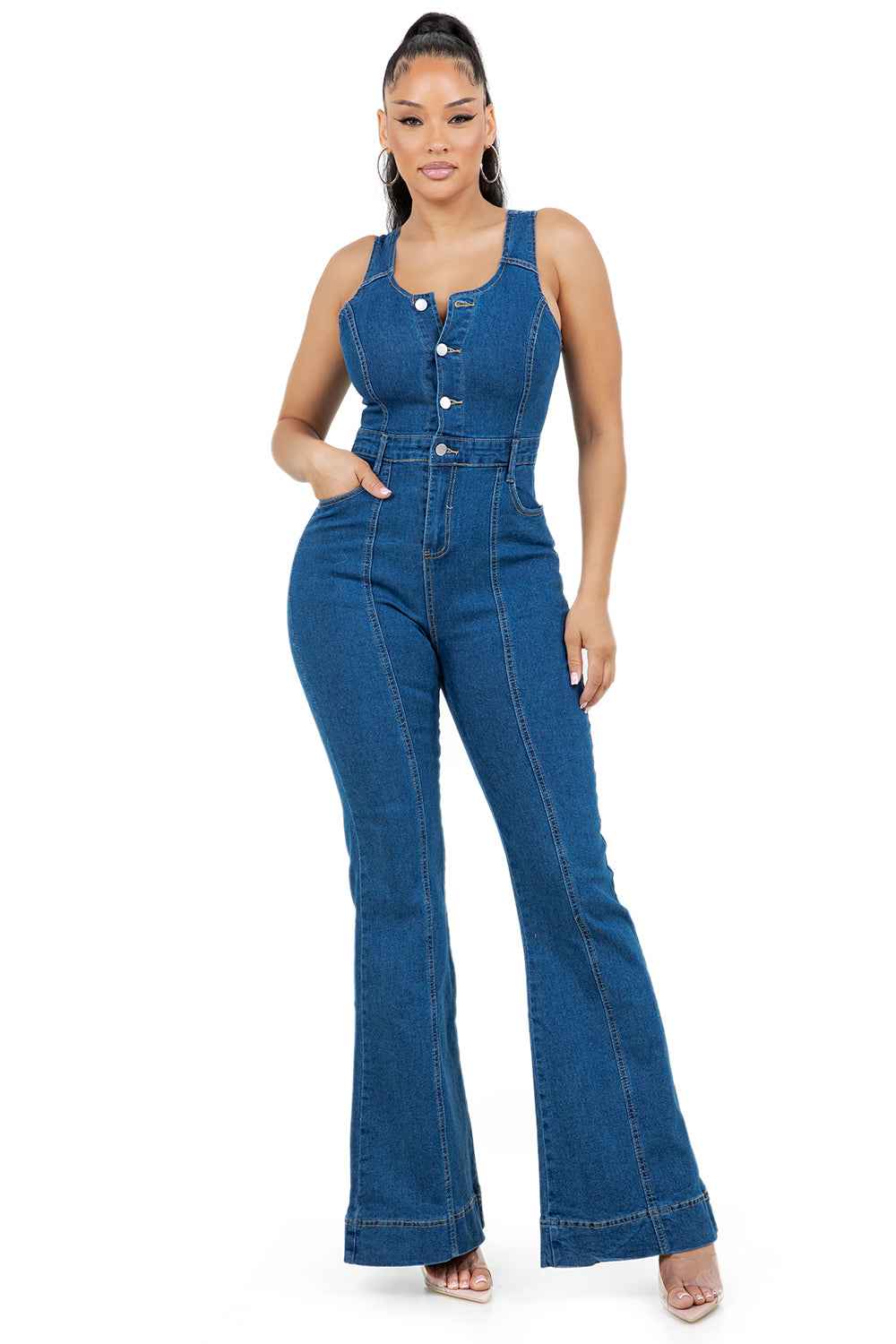 COMBINAISON EN JEAN MODE FEMME
