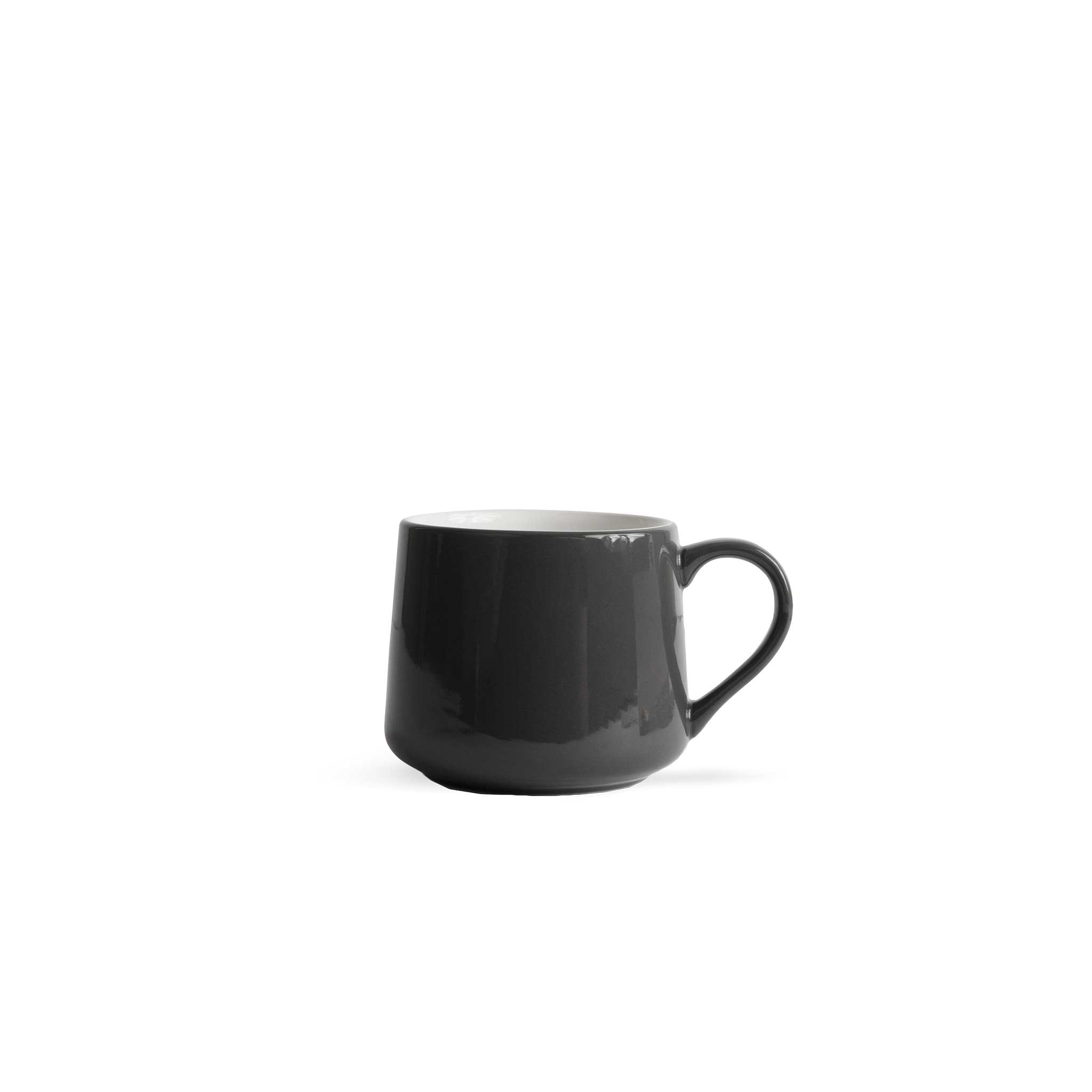 Petite tasse en forme de croissant de 12 oz - Gris