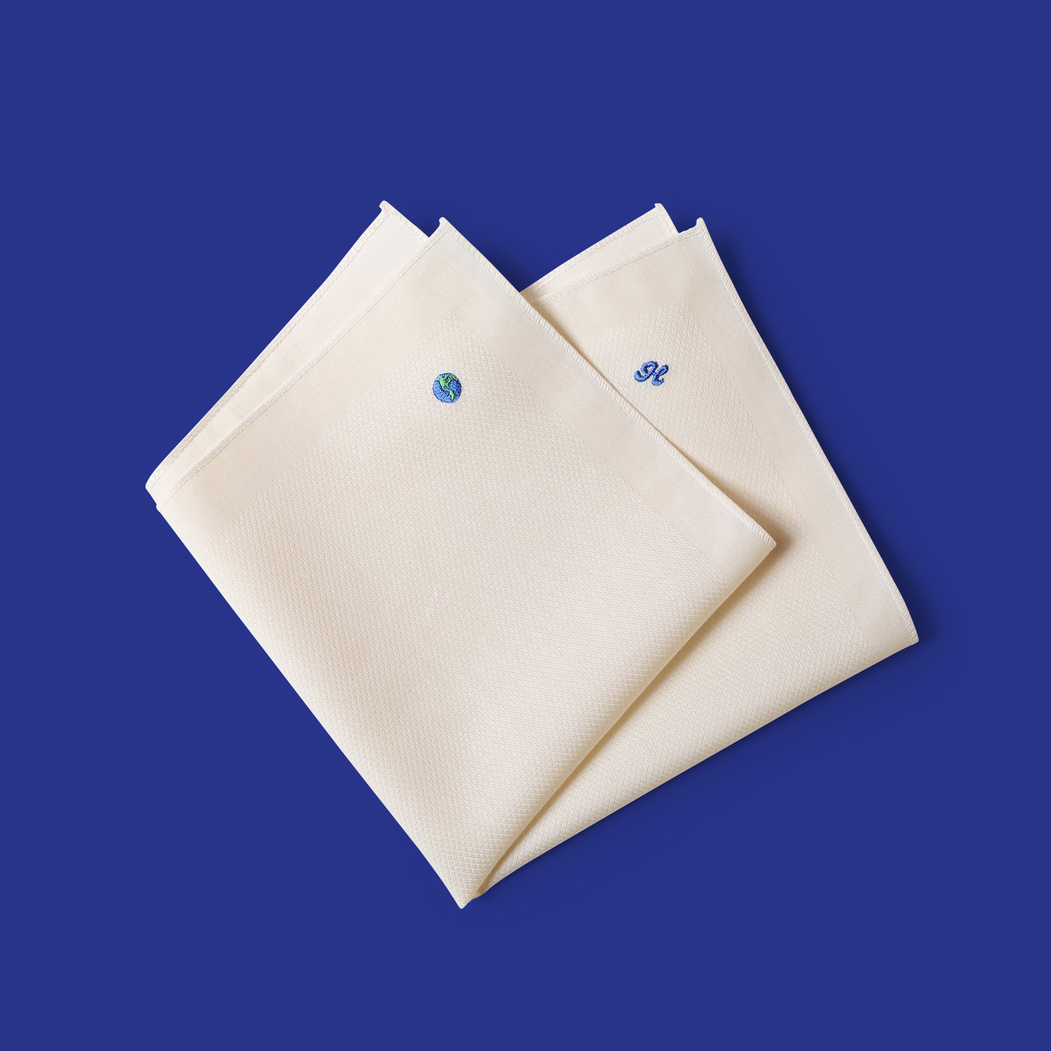 Our Extra-Soft, Extra-Sustainable Hanky with 🌎 Earth Embroidery