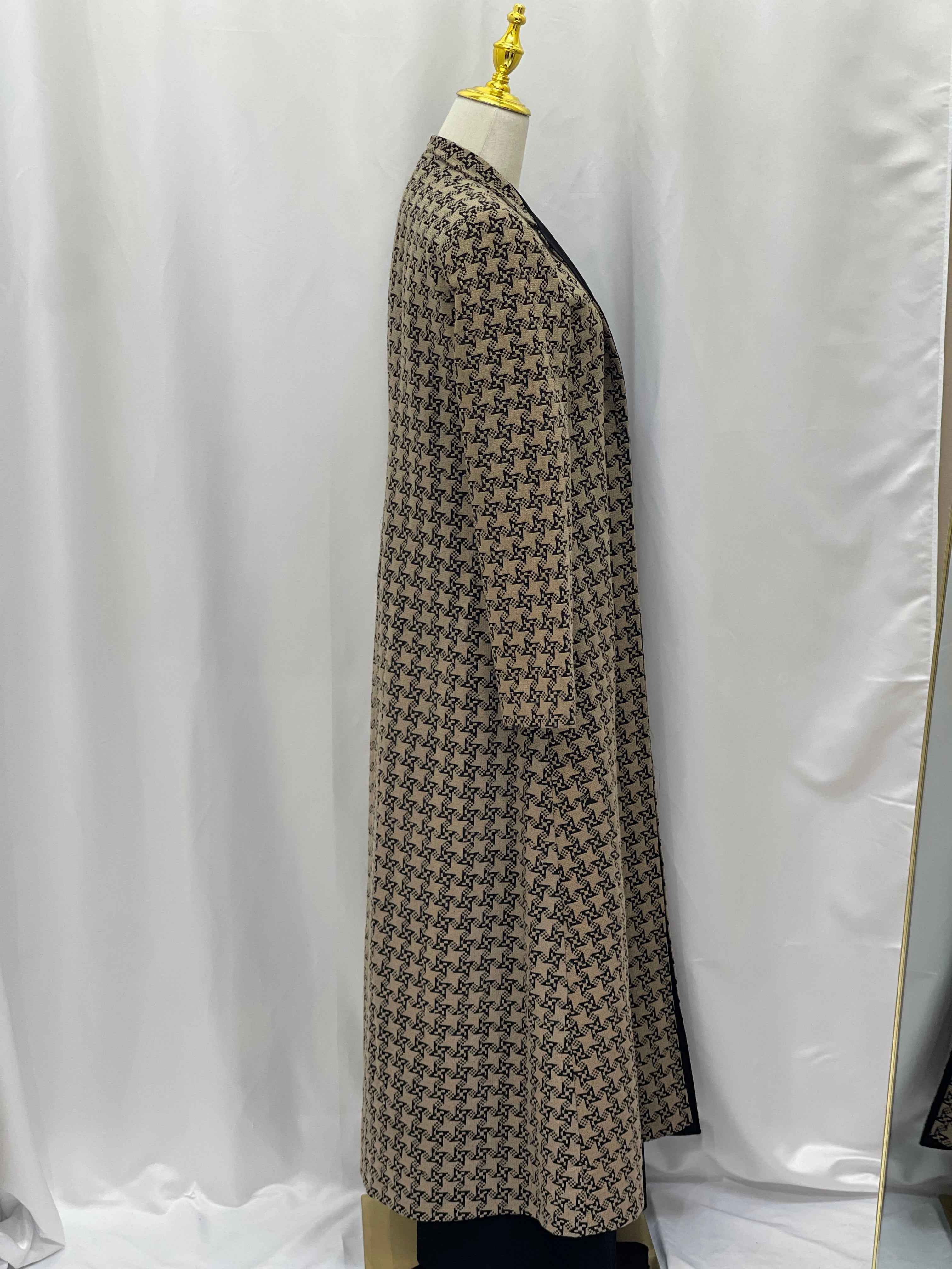 Embroidered Long Jacket for Women - Stylish and Versatile Outerwear