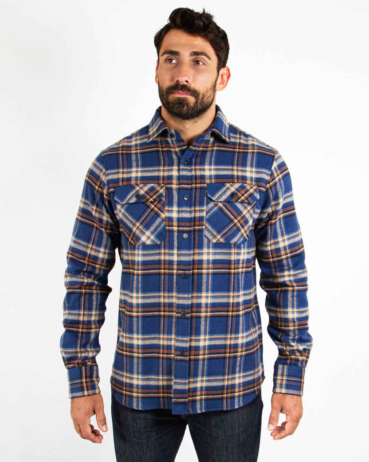 Field Grand Flannel, Pecan Plaid