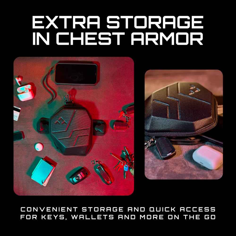 FarMyth Zealot Armor Backpack Bundle (Hydration Bladder and Always-On Power Bank)