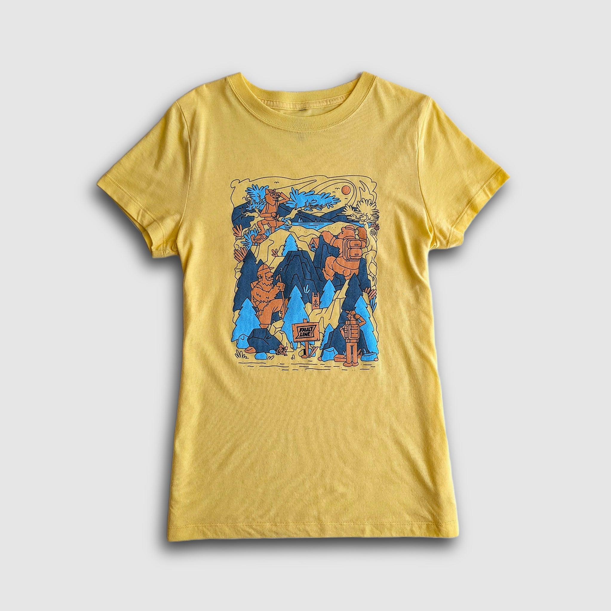 Women's Wild Friends Tee - Lemon - Lolomo!