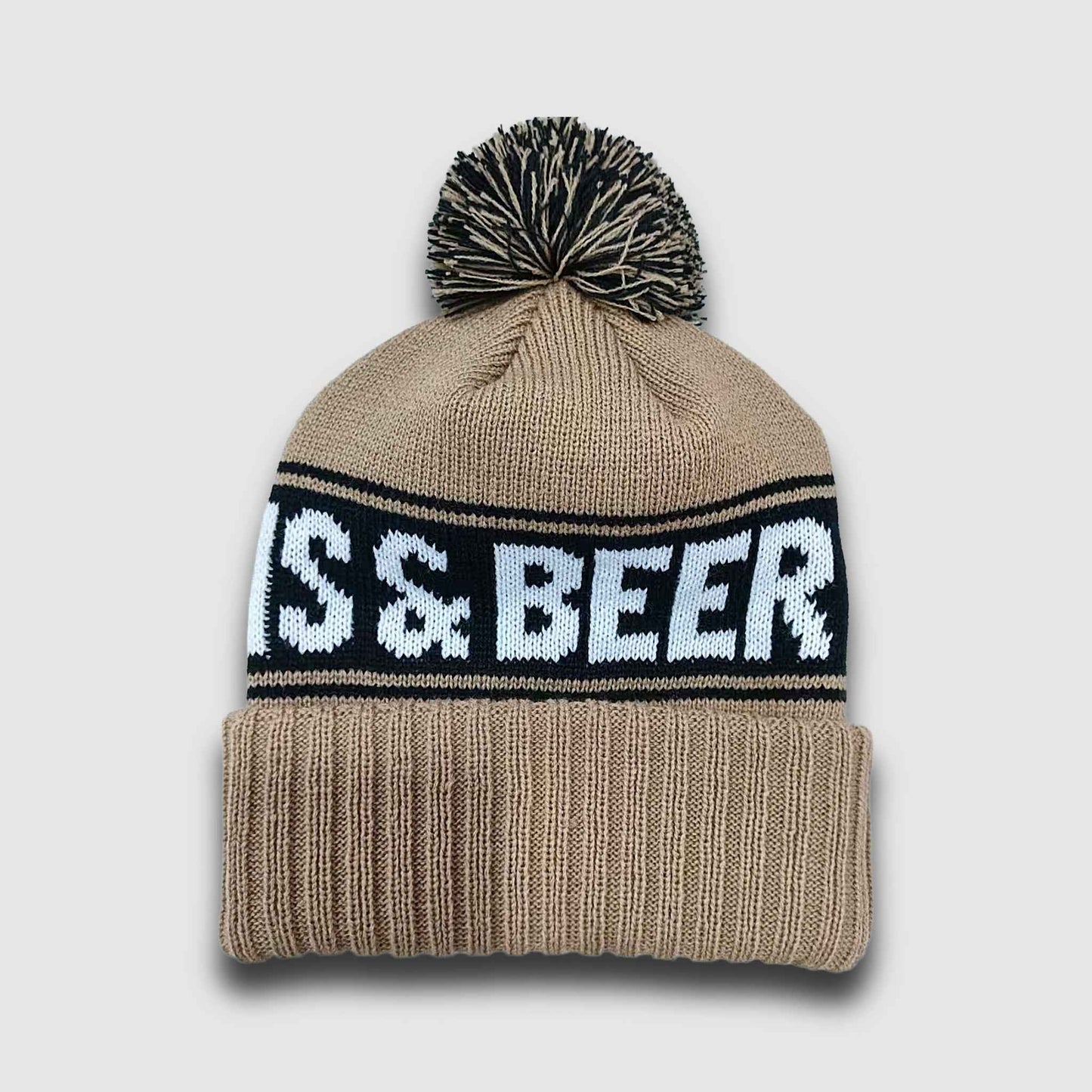 F395 X Distant Brewing Mountains & Beer Beanie - Tan