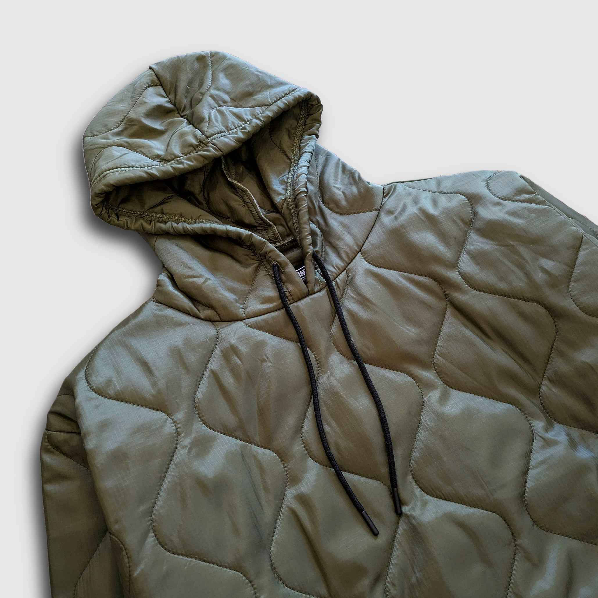 Sherwin Puff Hoodie - Olive