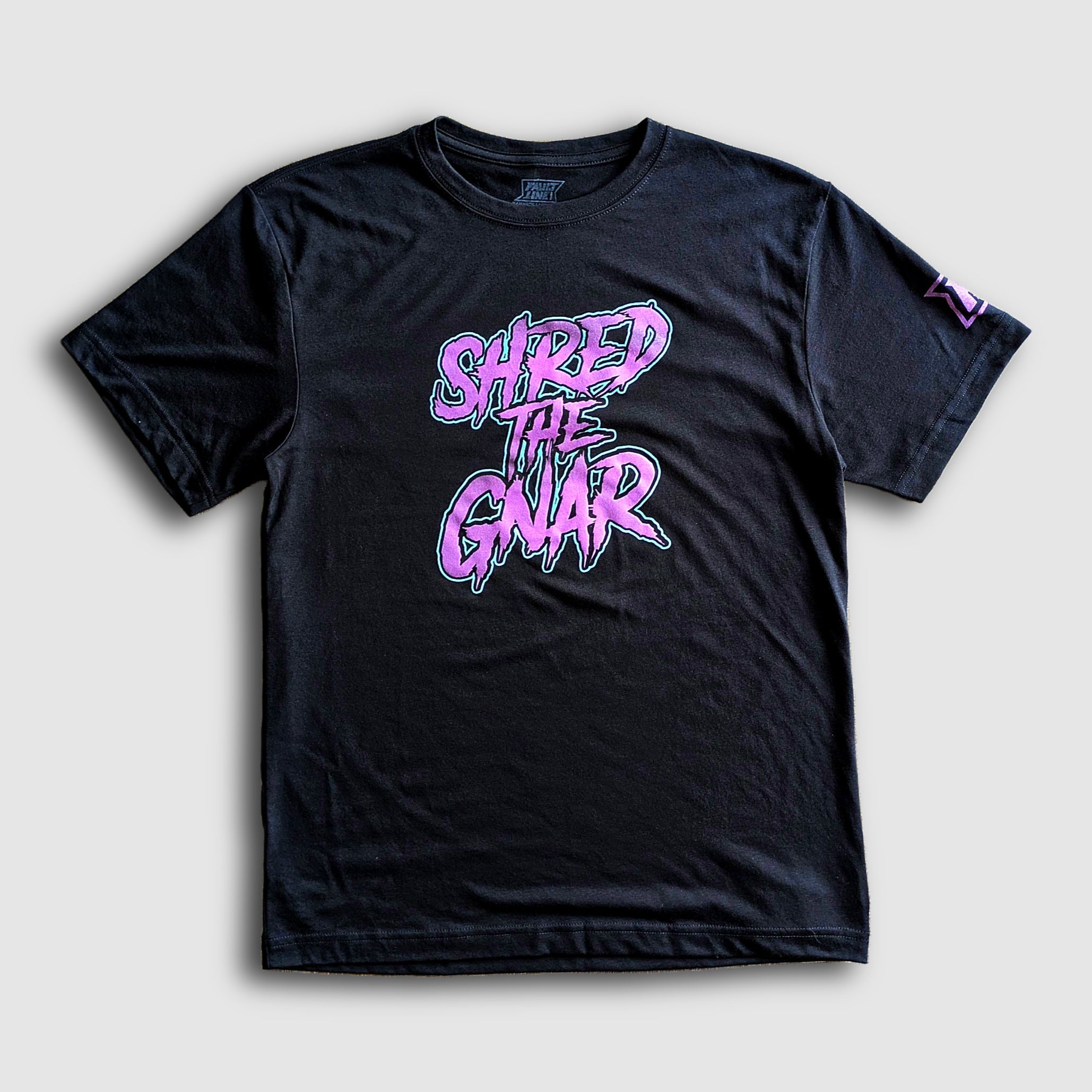 Shred the Gnar Sustainable Tee - Black - Lolomo!