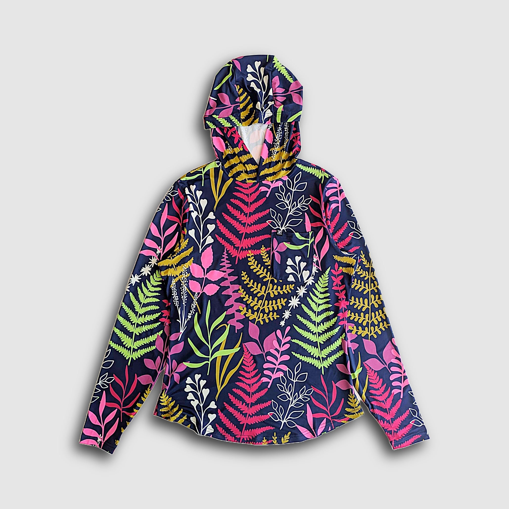 Women's Carson Sun Hoodie - Botanical Fern - Lolomo!