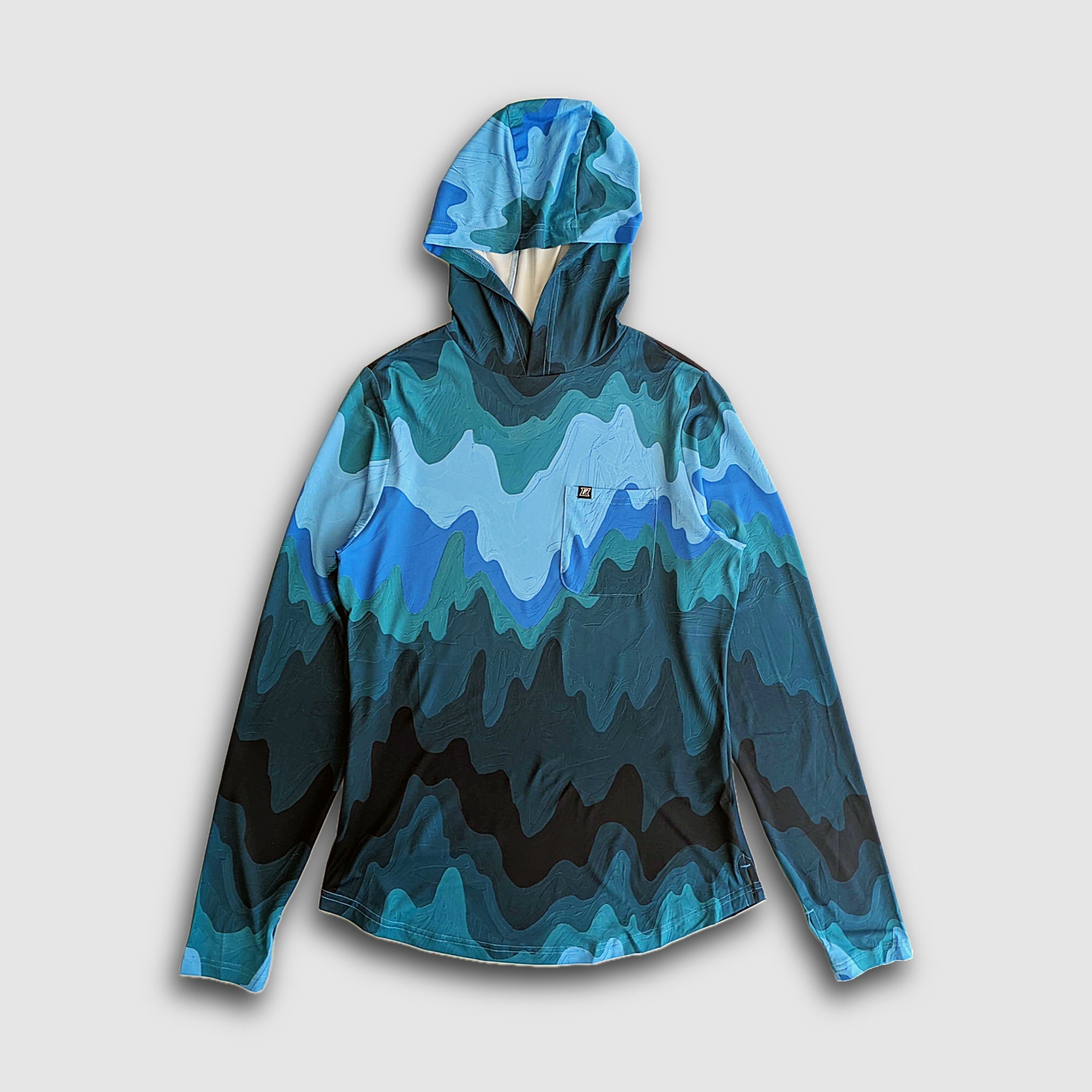 Women's Carson Sun Hoodie - Mountain Waves - Lolomo!