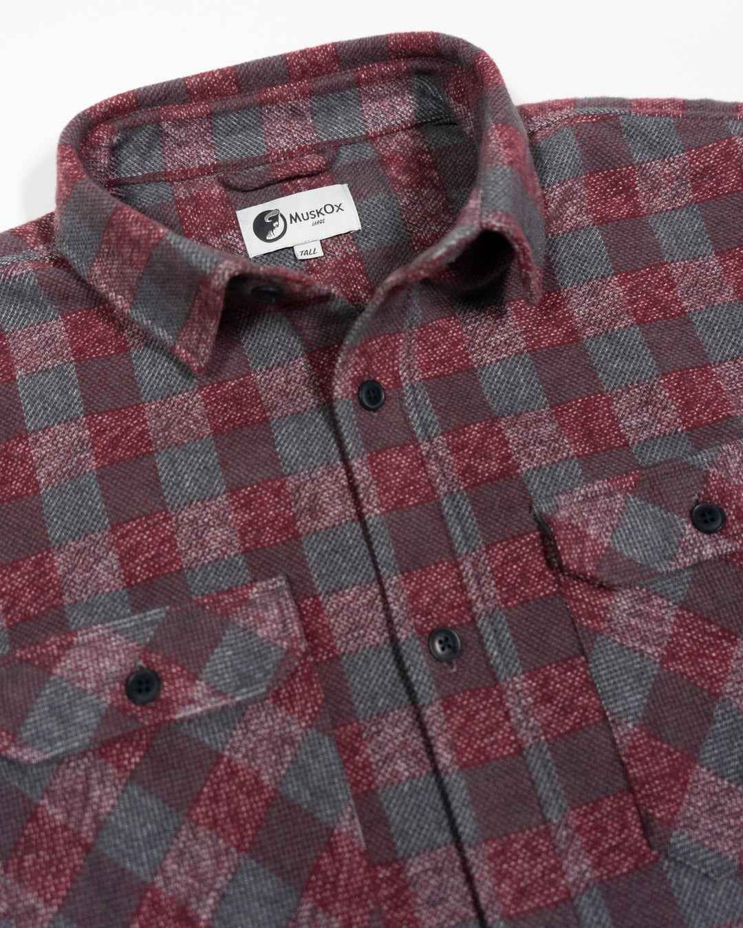 Grand Flannel, Burgundy