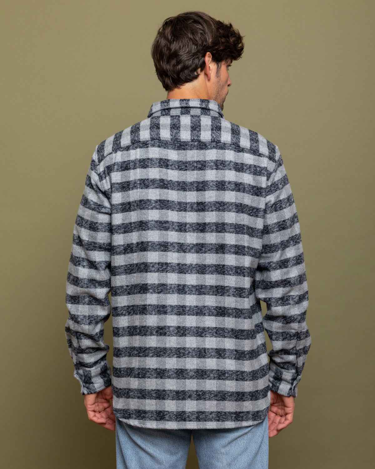 Grand Flannel, Charcoal Gingham