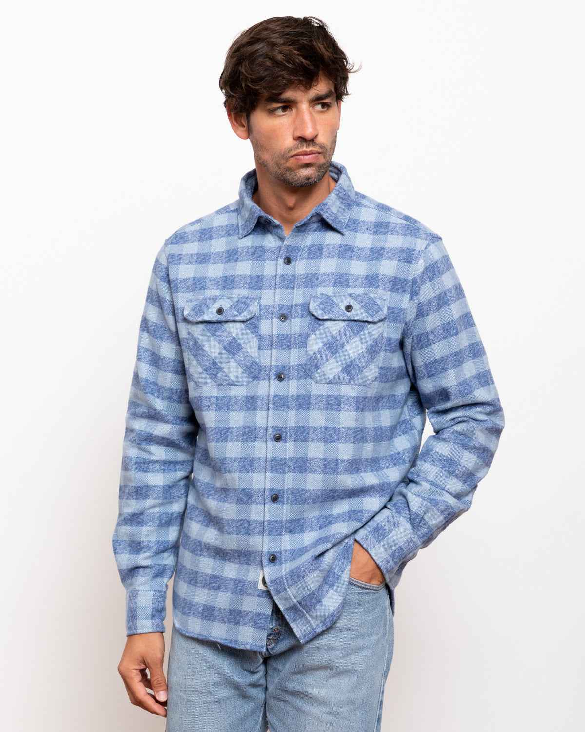 Grand Flannel, Checkered Blue
