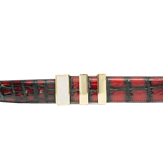 Handcrafted Alligator Leather Belts DVG29