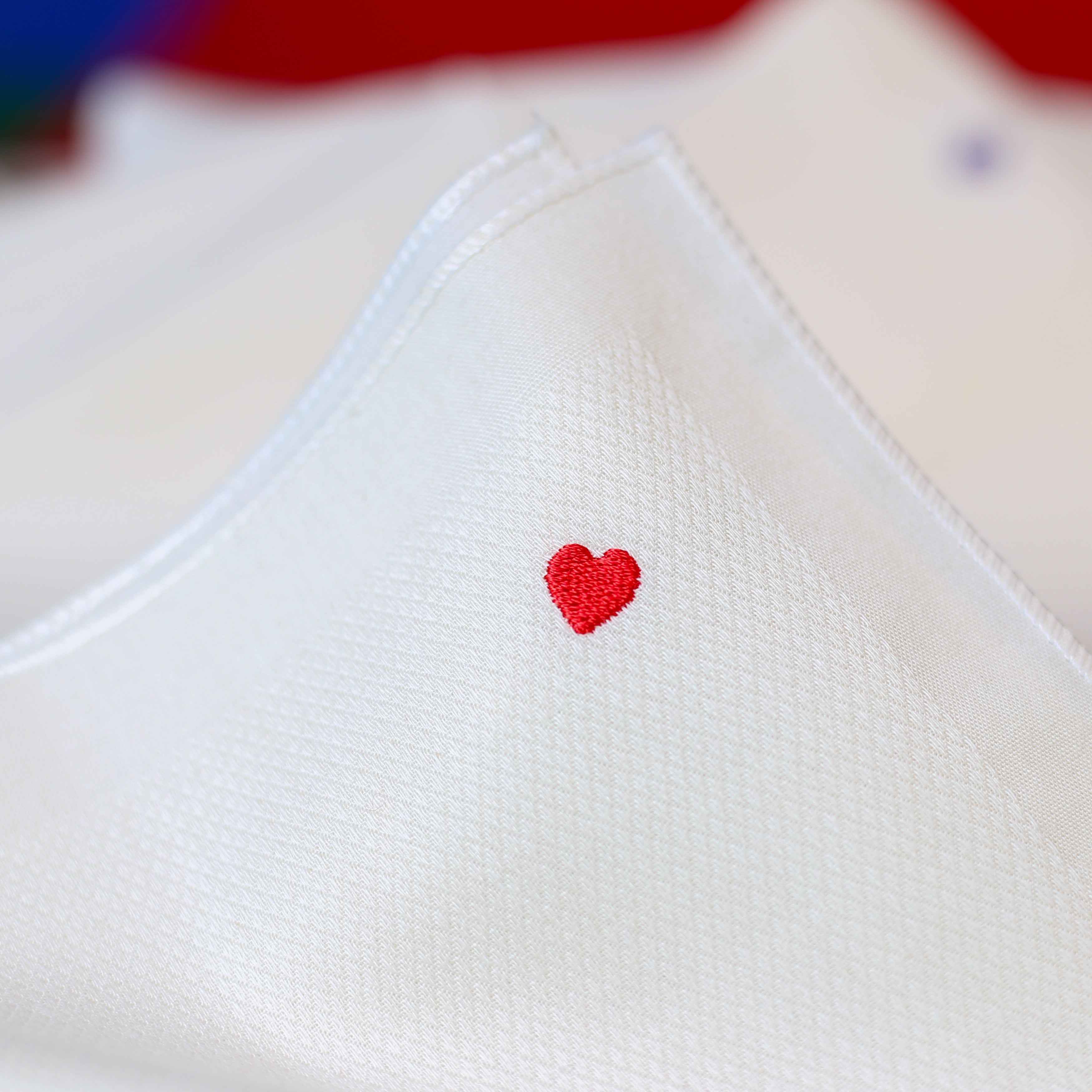 Our Extra-Soft, Extra-Sustainable Hanky with ❤️ Heart Embroidery
