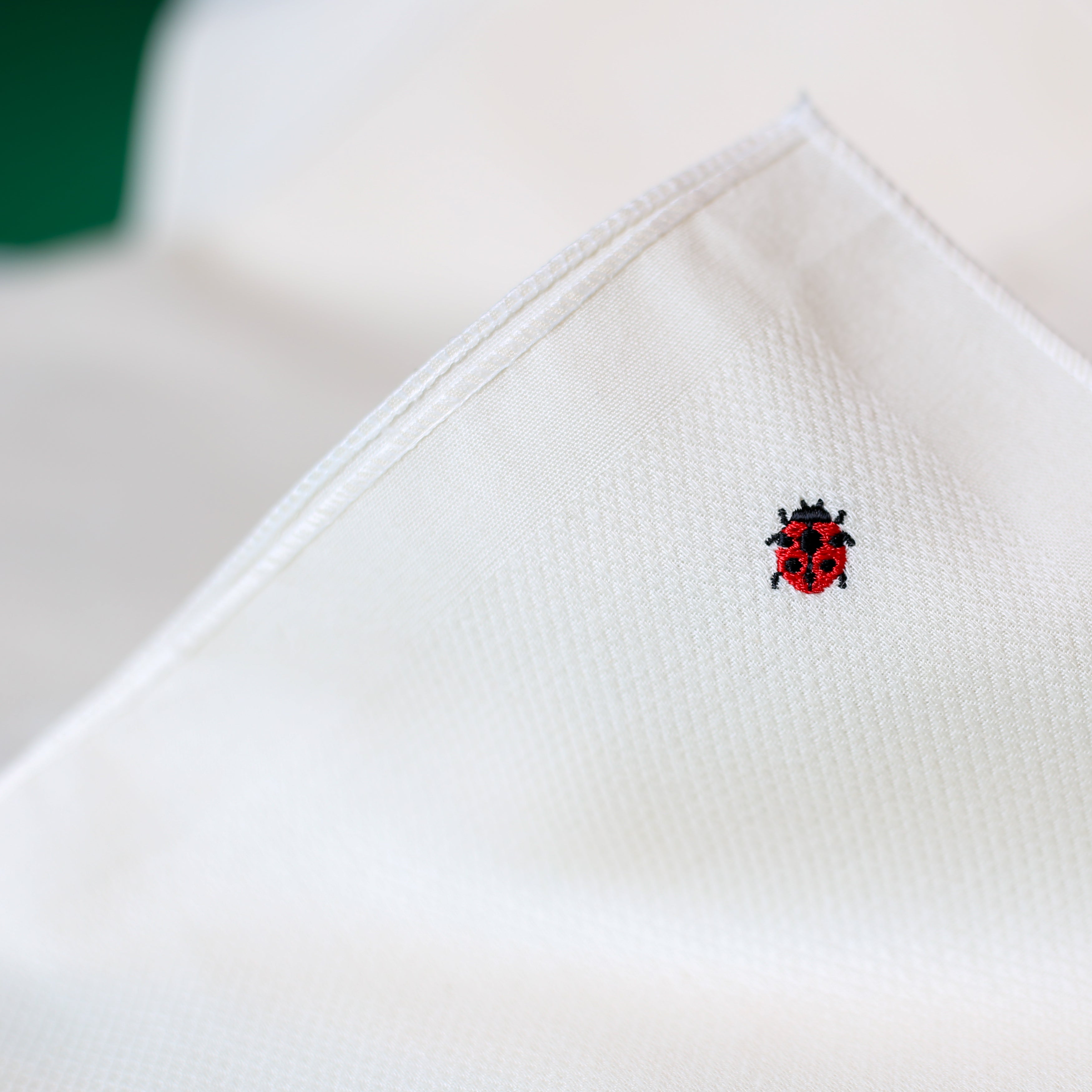 Our Extra-Soft, Extra-Sustainable Hanky with 🐞 Ladybug Embroidery