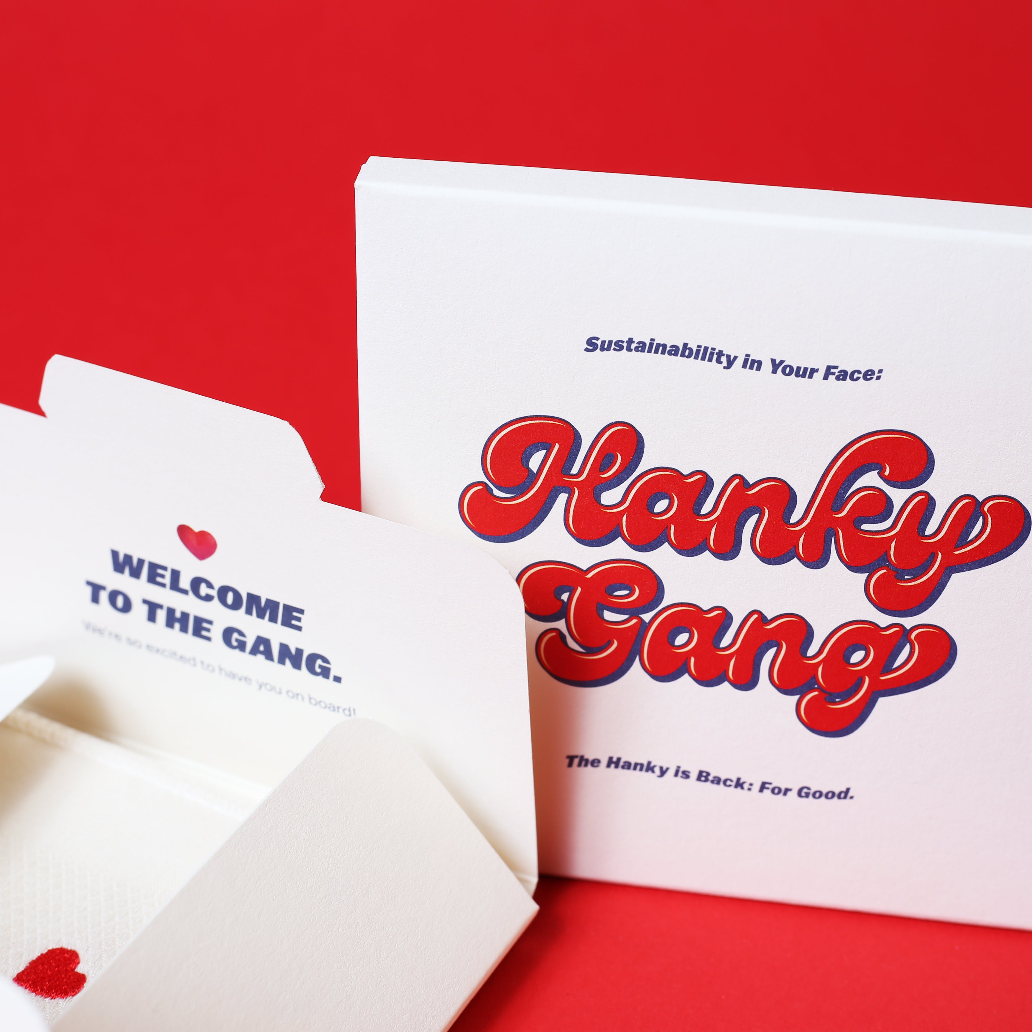 Our Extra-Soft, Extra-Sustainable Hanky with ❤️ Heart Embroidery
