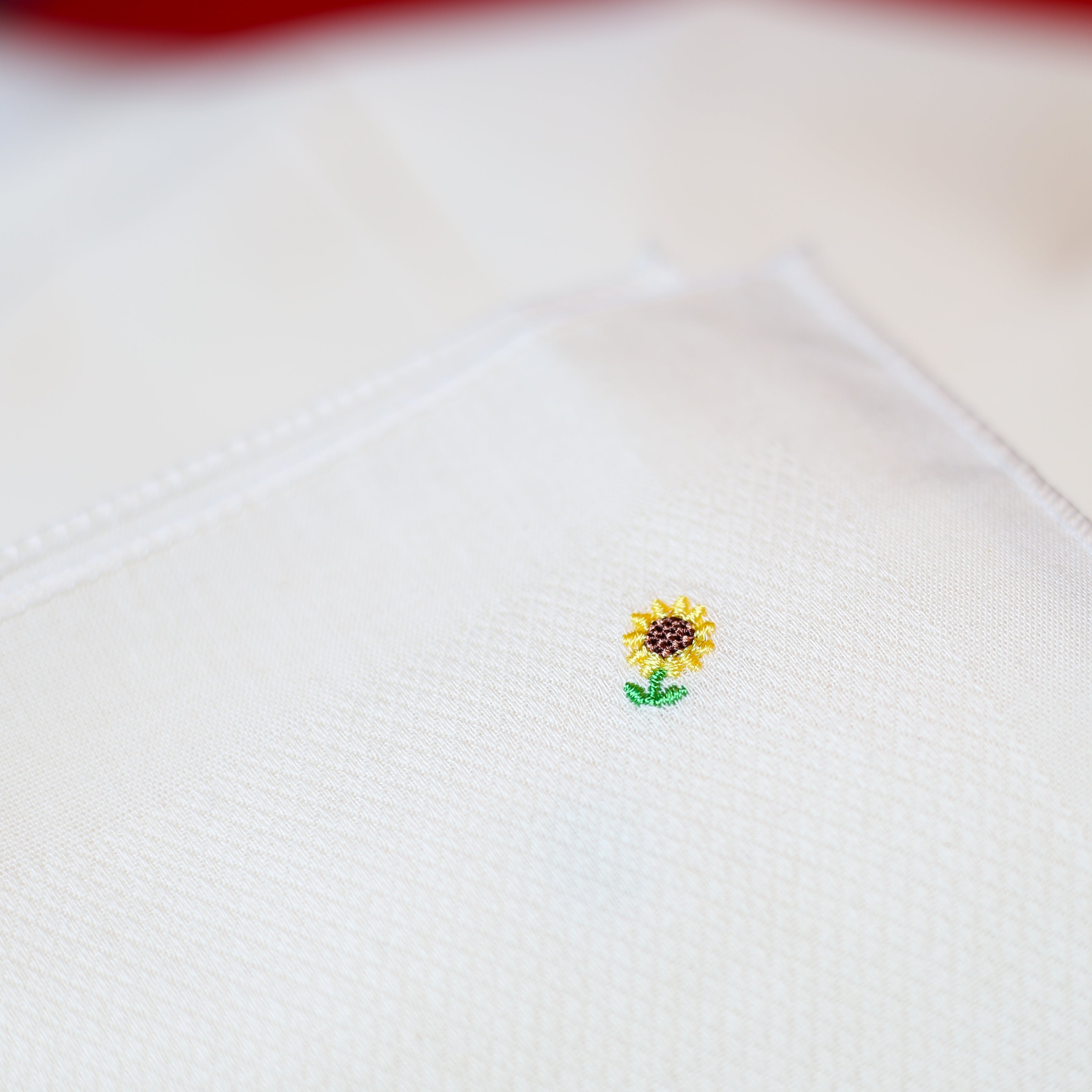 Our Extra-Soft, Extra-Sustainable Hanky with 🌻 Sunflower Embroidery