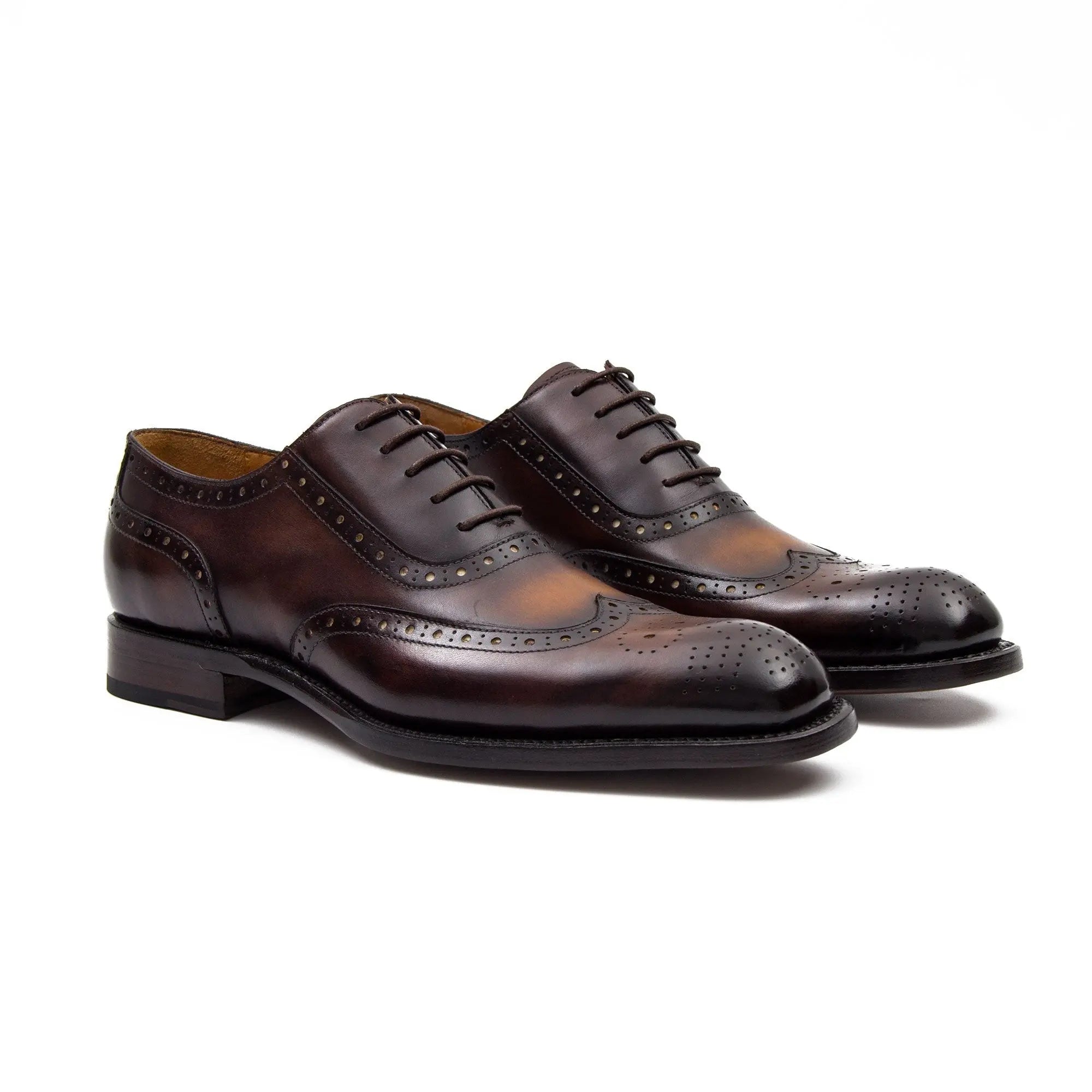 Brown Oxford Brogue Shoes for Men - Lolomo!
