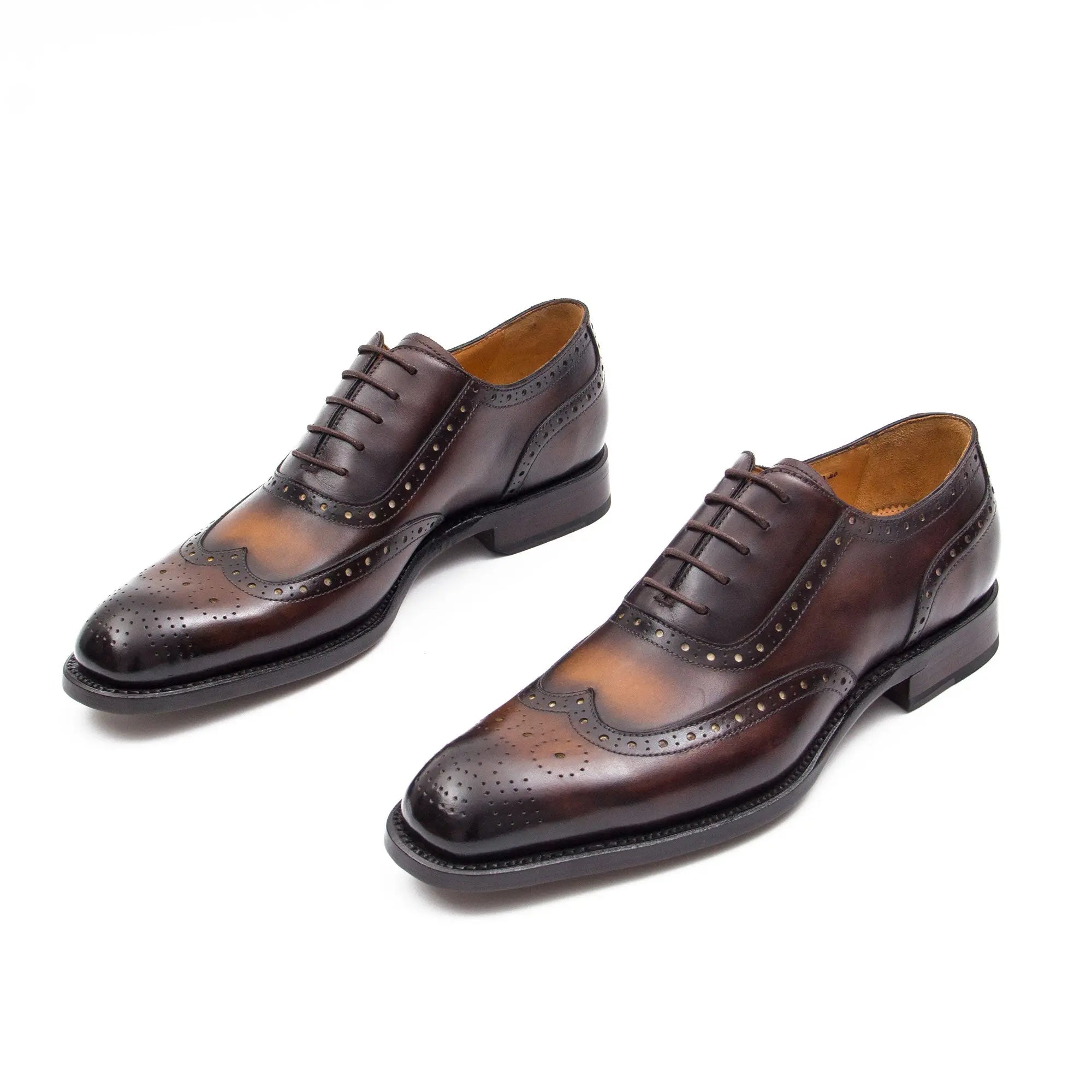 Brown Oxford Brogue Shoes for Men - Lolomo!