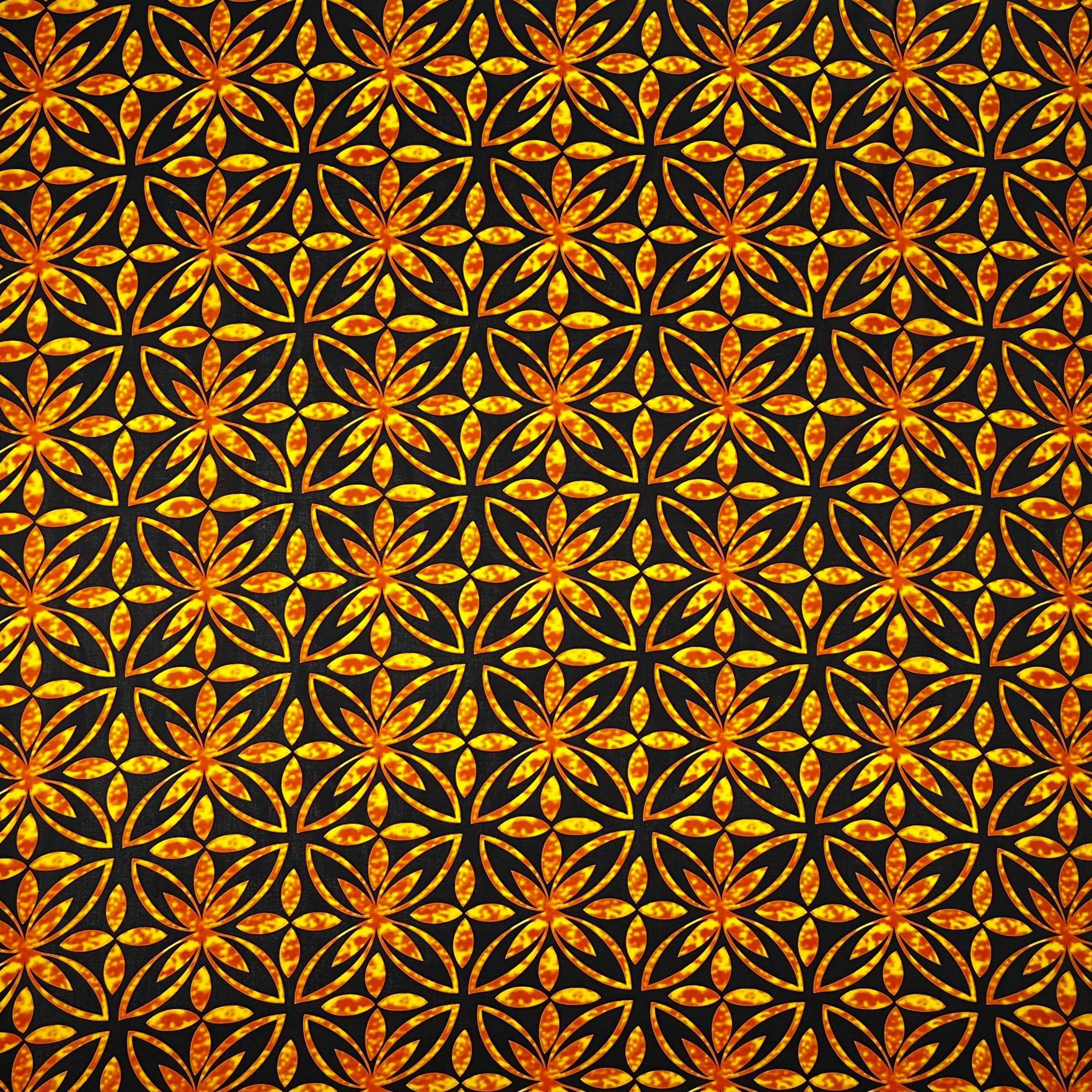 Alluring Watercolor Blossoms Rayon Poplin Fabric | Islands Fabric