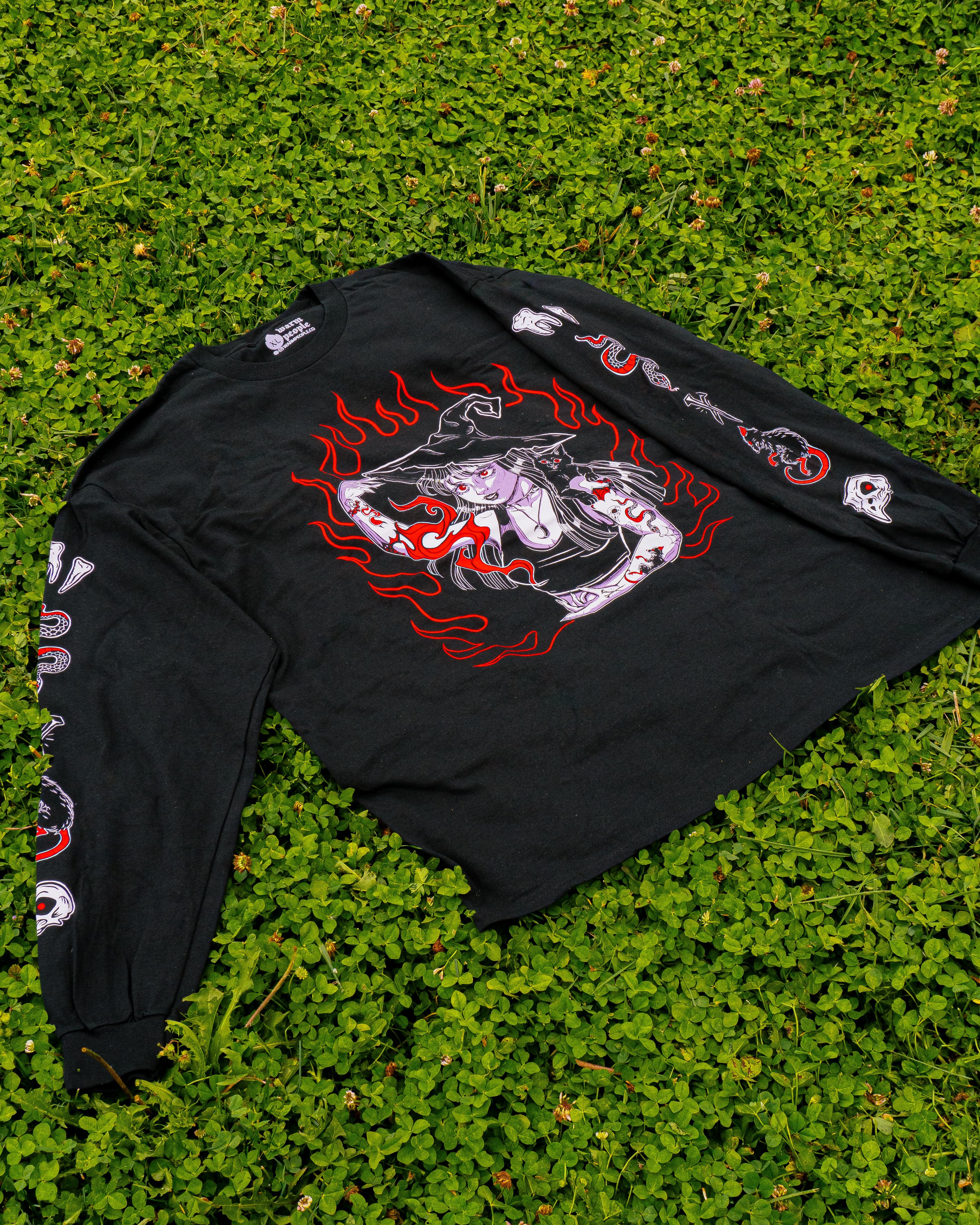 Incantation -  Tattooed Witch Long Sleeve Shirt