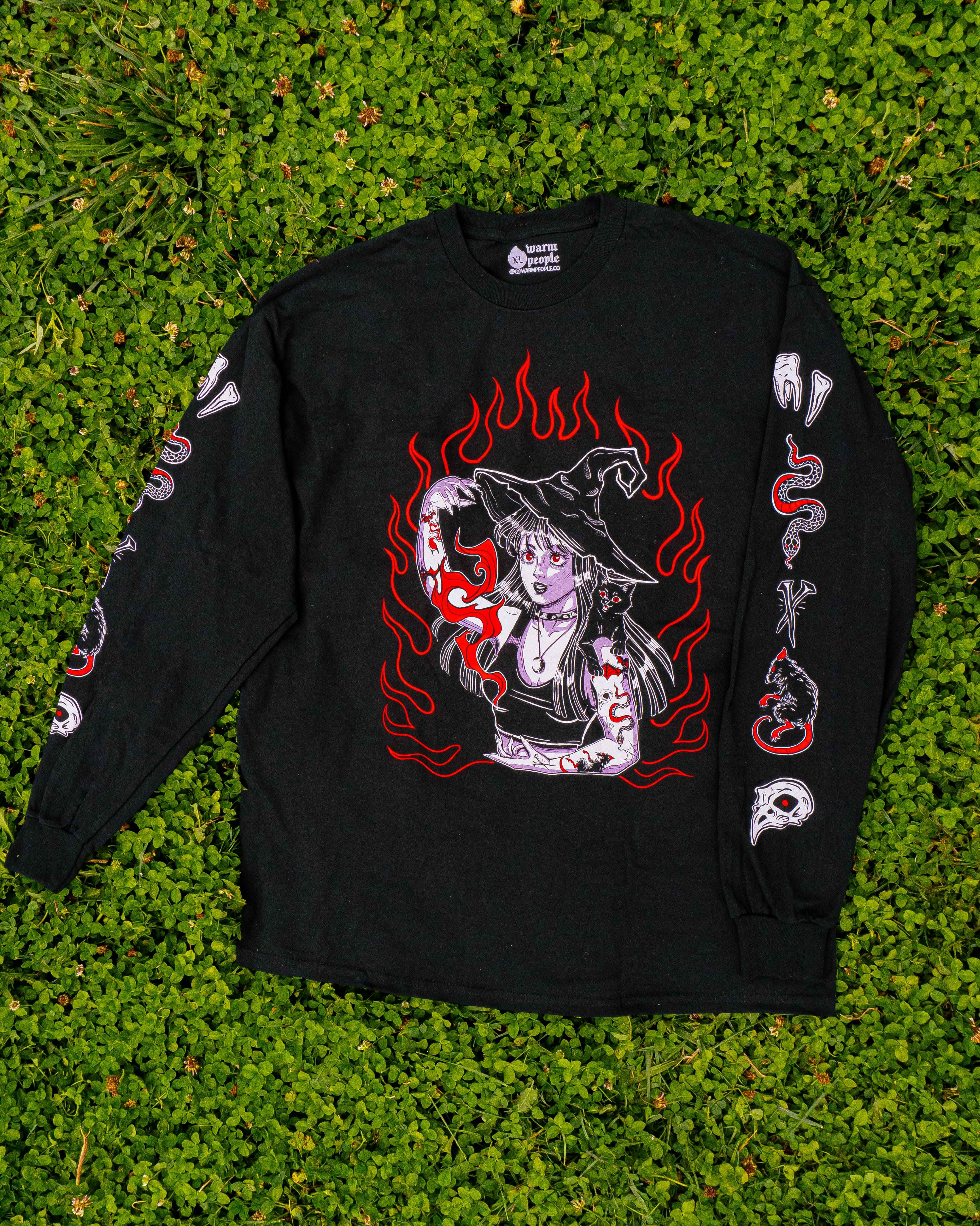 Incantation -  Tattooed Witch Long Sleeve Shirt