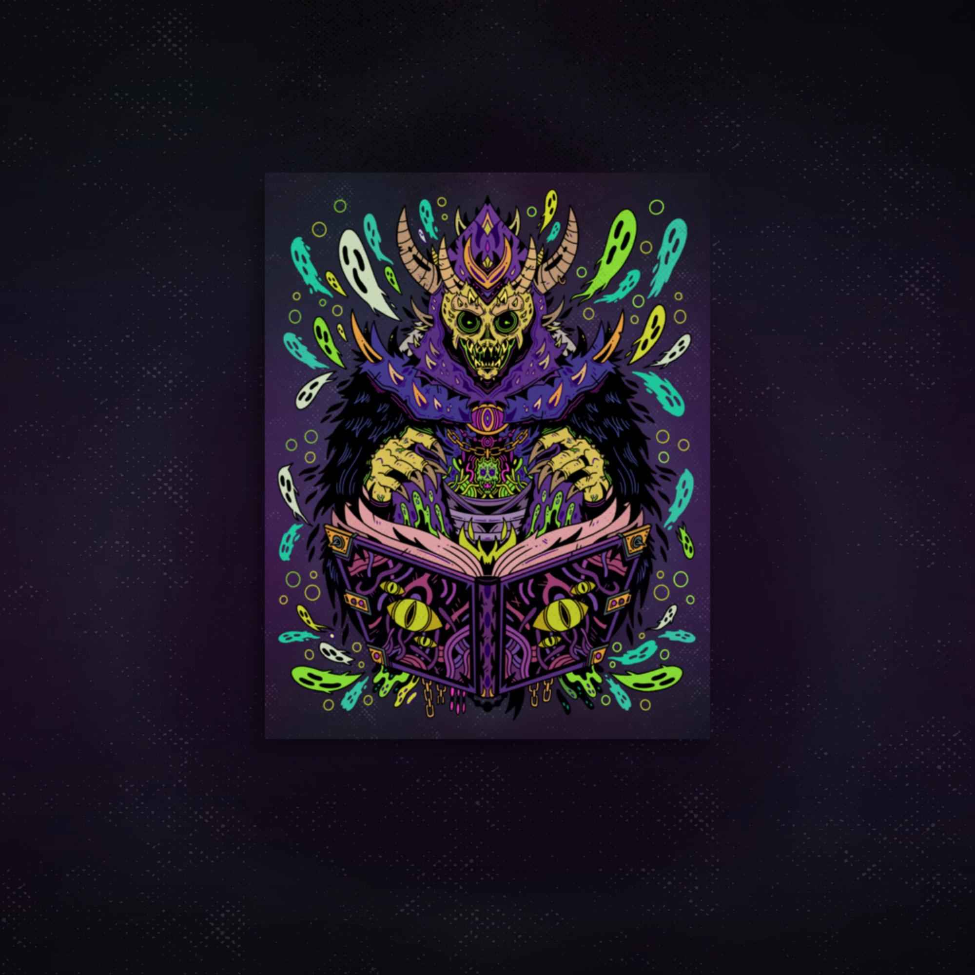 Lich - Necromancer Art Print