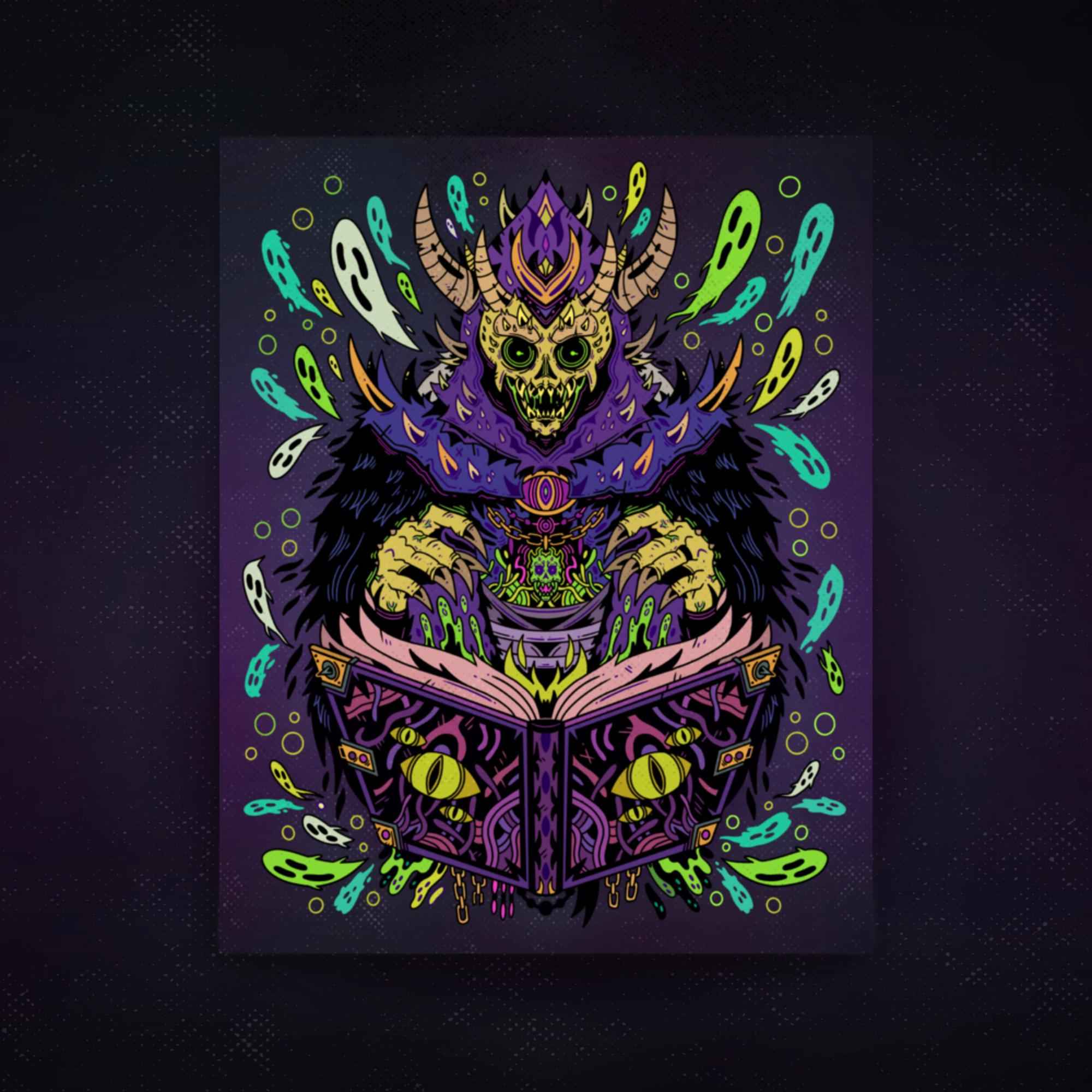 Lich - Necromancer Art Print