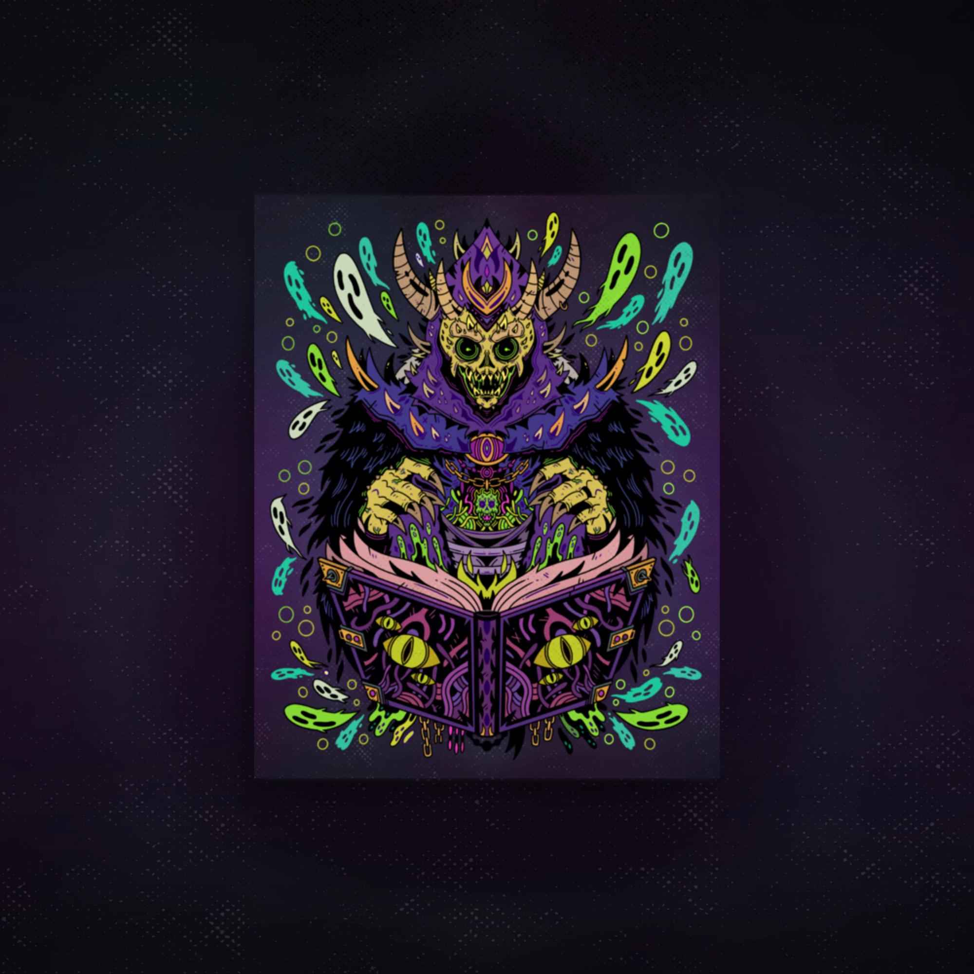 Lich - Necromancer Art Print