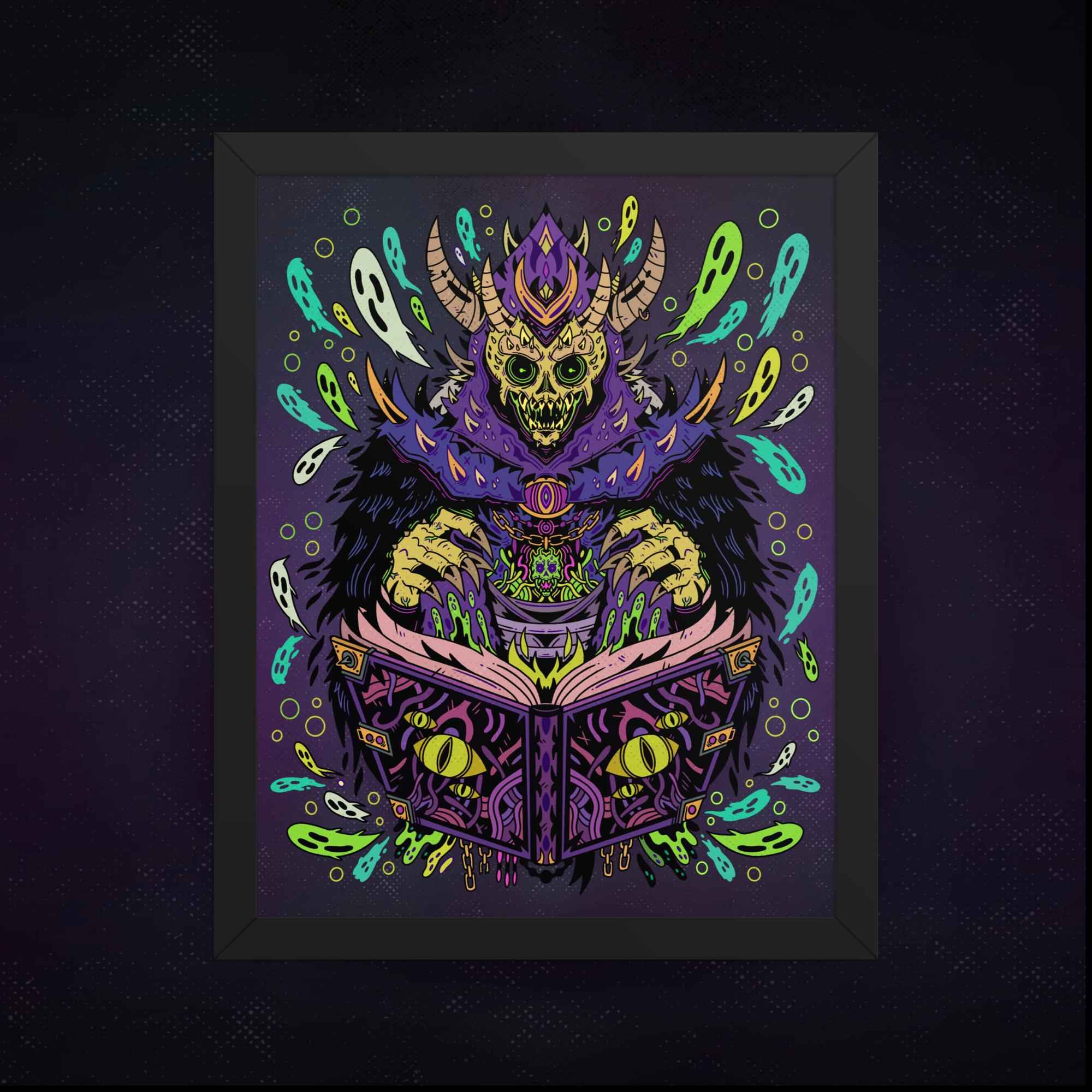 Lich - Necromancer Art Print