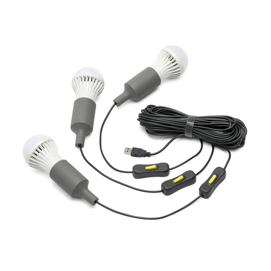 3 LED Light Bulb String - Lolomo!
